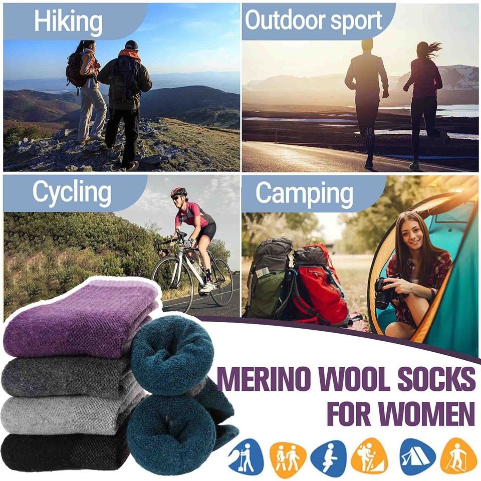 Custom Merino Wool Socks Hiking Merino Wool Socks factory